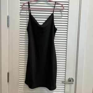 Black Slip Urban Outfitters Dress